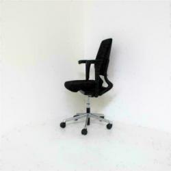 Ahrend 230: Zwarte, Bureaustoelen/Burostoelen+Nieuwe Stof.