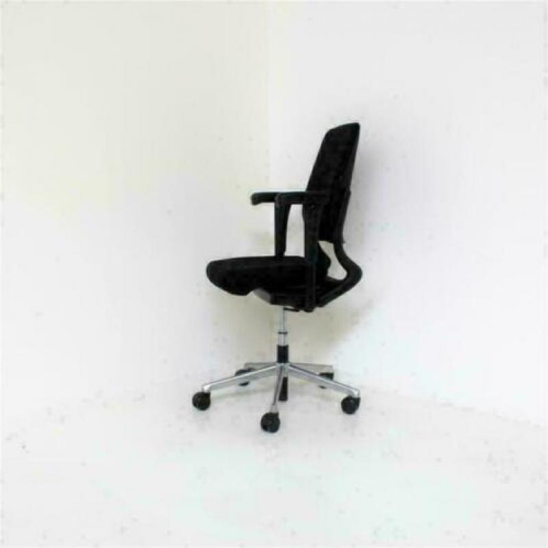 Ahrend 230: Zwarte, Bureaustoelen/Burostoelen+Nieuwe Stof.