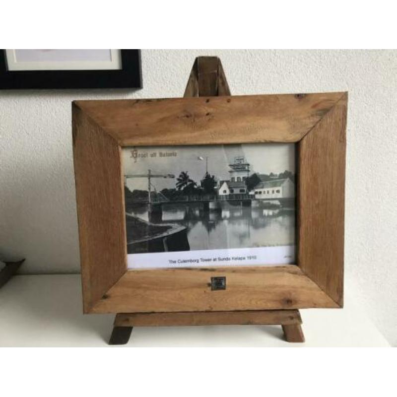Riviera Maison houten fotolijst op standaard