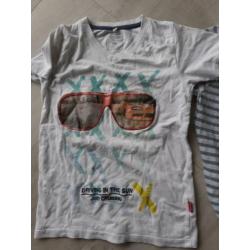 3 t-shirts maat 116 vingino/retour/name it