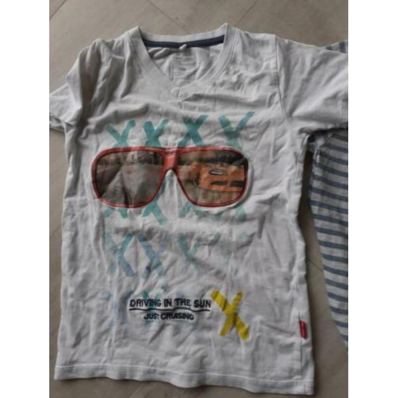 3 t-shirts maat 116 vingino/retour/name it