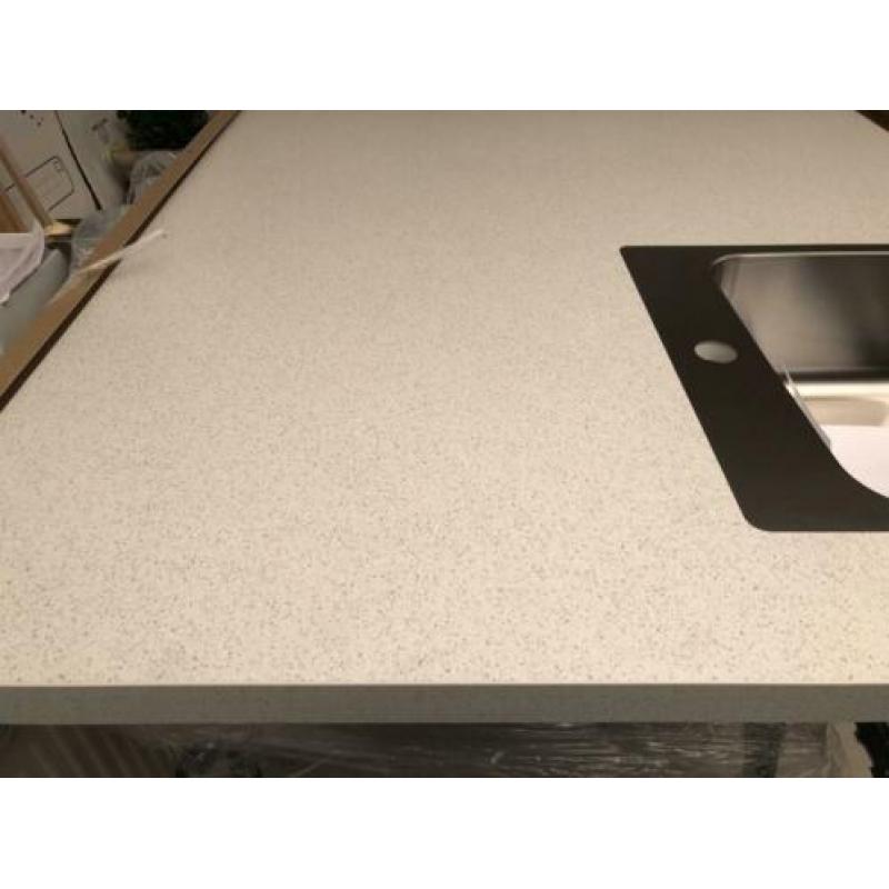 Keukenblad met spoelbak