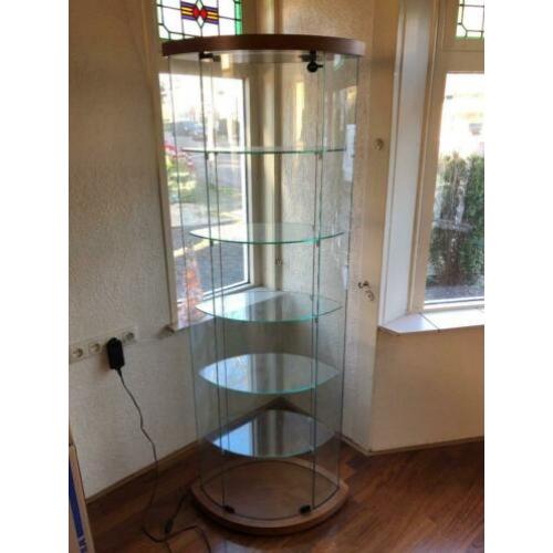 Ovalen design vitrine