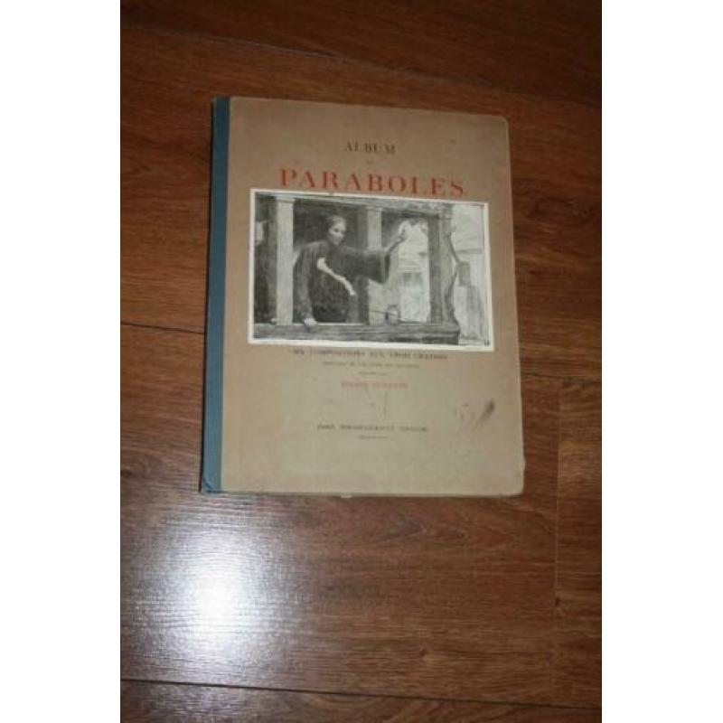 Album de paraboles met 17 tekeningen in prima staat uit 1908