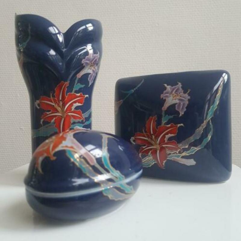 Set Japans keramiek / aardewerk 3 stuks