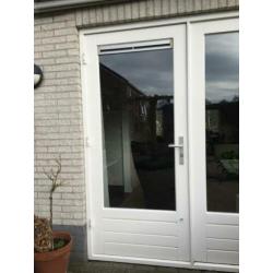 Meranti BUITENDEUR incl. dubbel glas en deurbeslag
