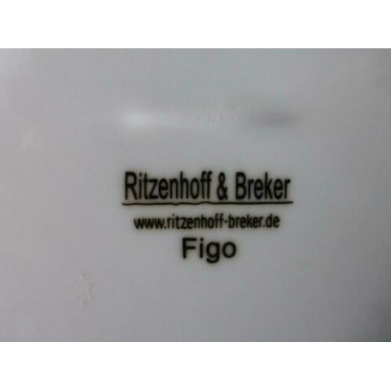 2 borden ritzenhoff breker figo 32 x 32 x 2,5 cm 1300 gram