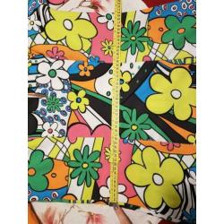 Carnavals tuniek / jurk flower power