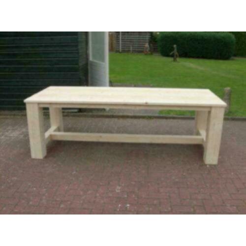 Steigerhouten eettafel Emst nieuw en op maat!