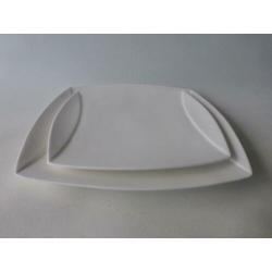 2 borden ritzenhoff breker figo 32 x 32 x 2,5 cm 1300 gram