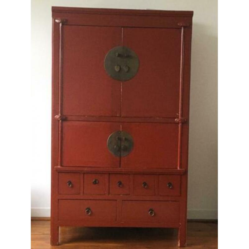 Chinese bruidskast rood