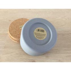 Voorraadpot 500ml Zuperzozial Stack Store grijs bamboe kurk