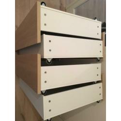4 Ikea Malm bedlades (160x200cm)