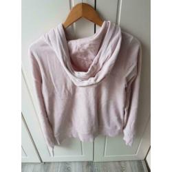 Roze velours huispak van H&M maat S/M