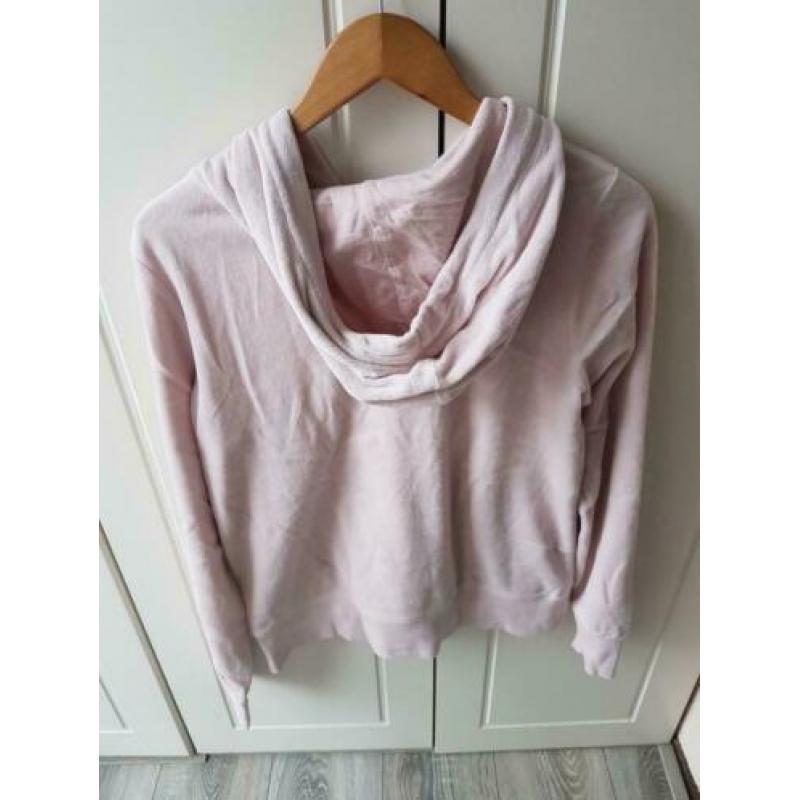 Roze velours huispak van H&M maat S/M