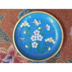 Mooi origineel oud Chinees zesdelig cloisonne theeserviesje.
