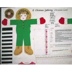 quilt panel christmas caroll kerst pop knuffel gans 5,00