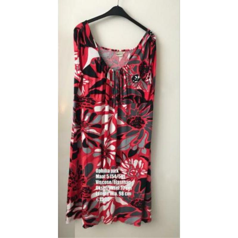 Ophilia zomerjurk maat 5 54/56