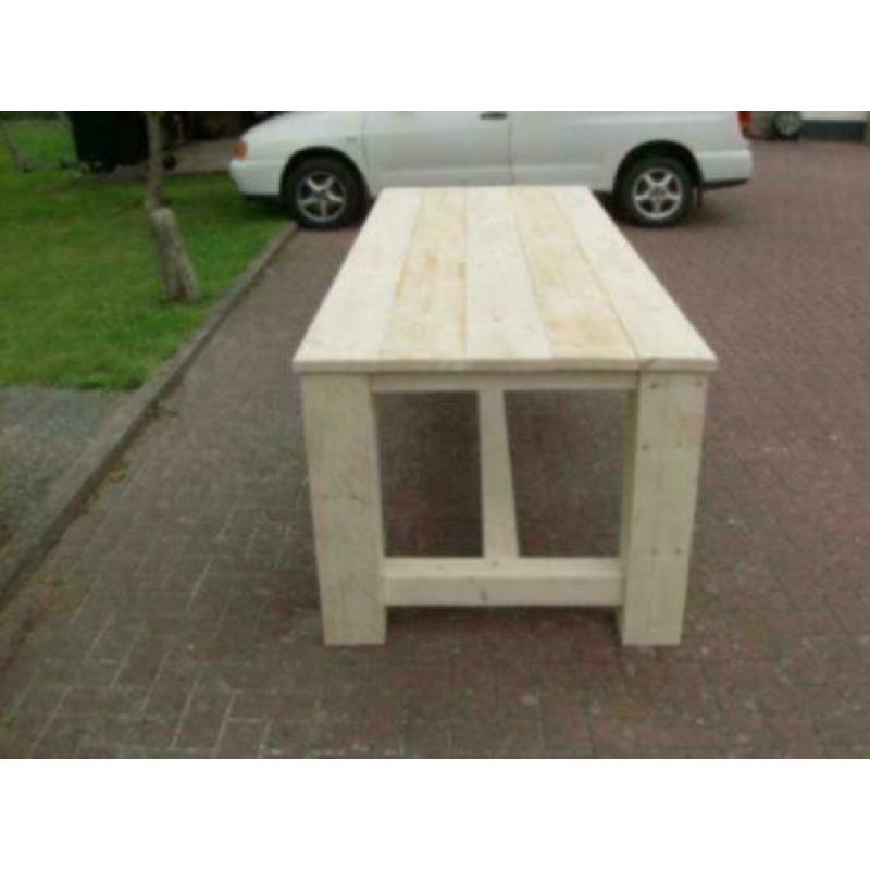 Steigerhouten eettafel Emst nieuw en op maat!
