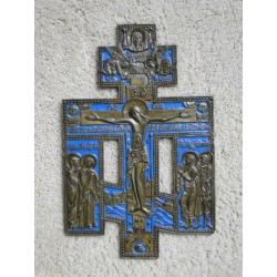 Ikoon /icoon: Orthodox Russisch kruis, huiskruis