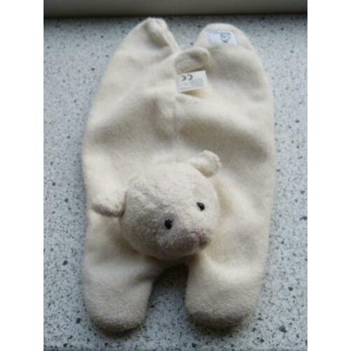 Knuffeldoek schaap schaapje Babico wit/creme velours
