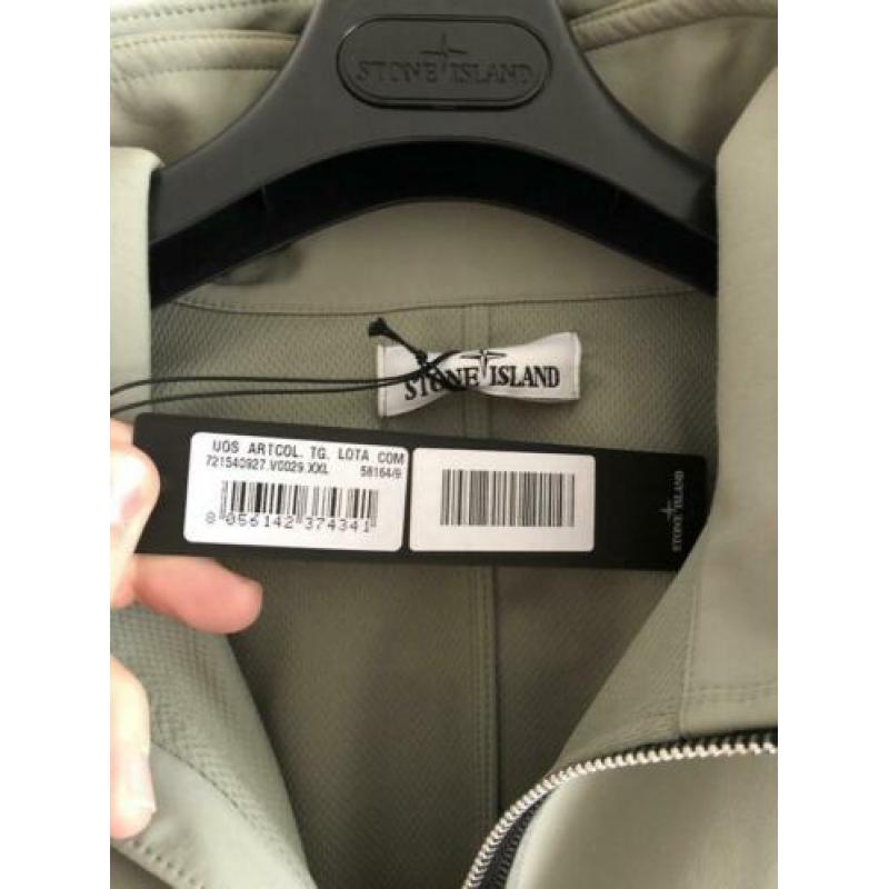 Stone Island Soft Shell R jas groen XXL NIEUW ORIGINEEL