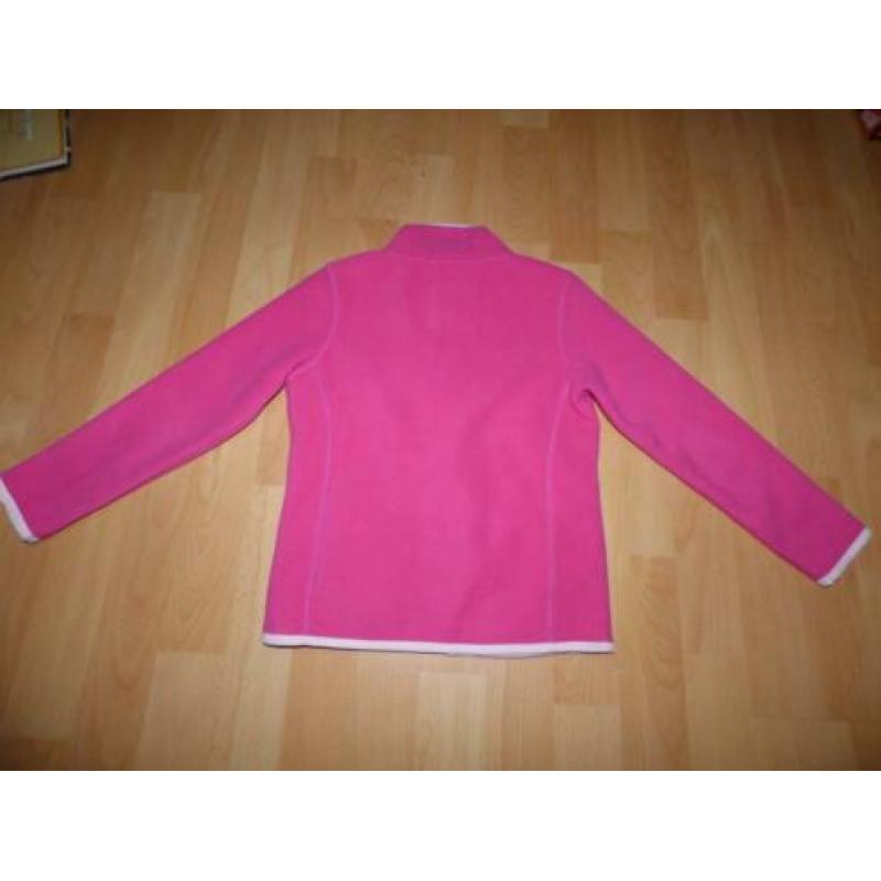 Roze fleecevest van Charles Vogele, maat 116 ZGAN!