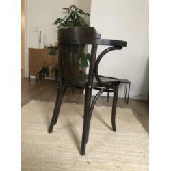 4 retro café stoelen