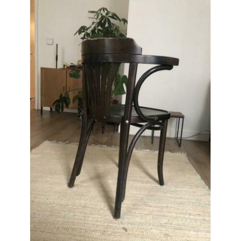 4 retro café stoelen