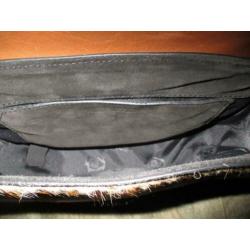 MASSIMO DUTTI ! Leren schouder/cross bodytas echt vacht.