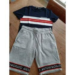 Antonymorato set maat 14 blauw / grijs