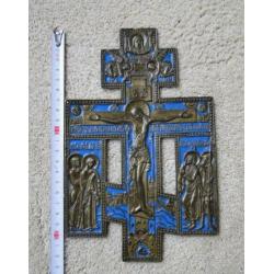 Ikoon /icoon: Orthodox Russisch kruis, huiskruis
