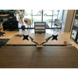 Monitorarm Duo Wit Incl. USB Poorten nieuw in doos!