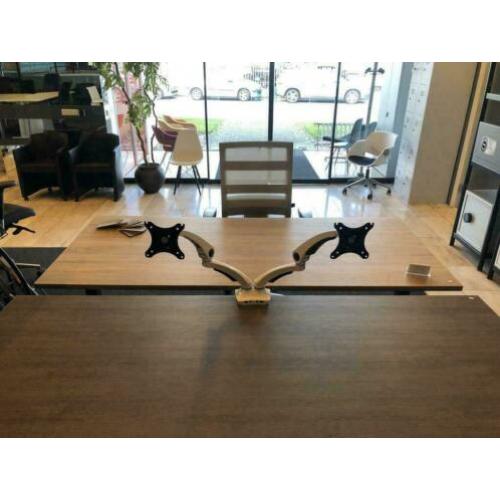Monitorarm Duo Wit Incl. USB Poorten nieuw in doos!