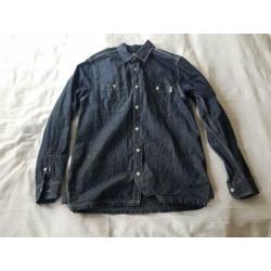 Carhartt Vetter shirt M chambray denim jack overhemd