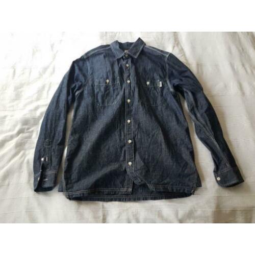 Carhartt Vetter shirt M chambray denim jack overhemd