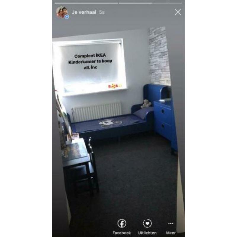 Compleet IKEA kinderkamer te koop