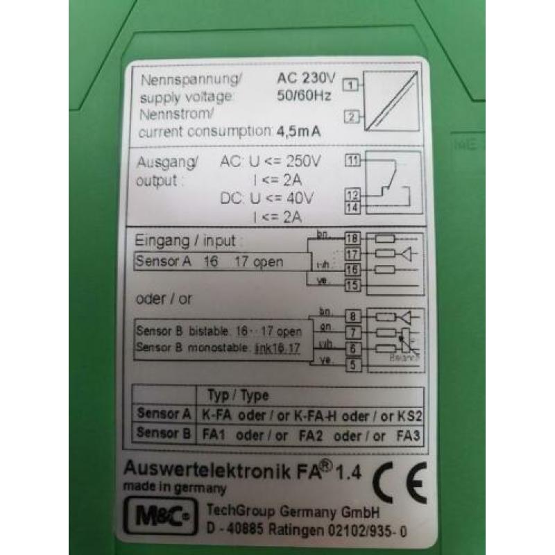 M&C Products controllers FA1.4 en LA1.4