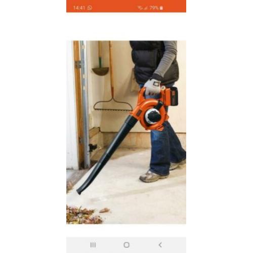 Black &Decker accubladzuiger NIEUW!