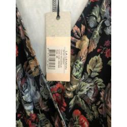 Nieuwe mooie La Lemon bloemen jurk maat 48/ 4XL