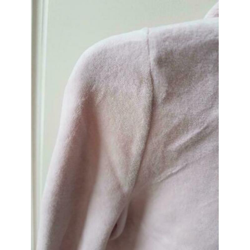 Roze velours huispak van H&M maat S/M