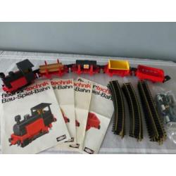 Fischer Technik bouw speeltrein jaren 70 goederentrein met r