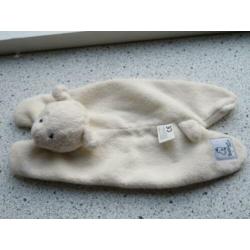 Knuffeldoek schaap schaapje Babico wit/creme velours