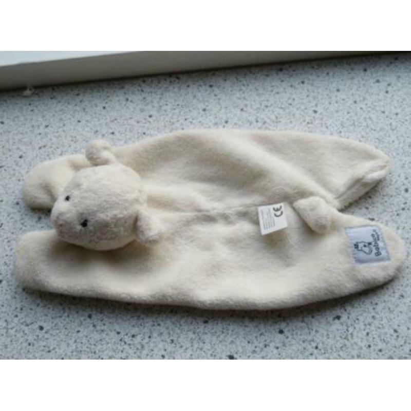 Knuffeldoek schaap schaapje Babico wit/creme velours