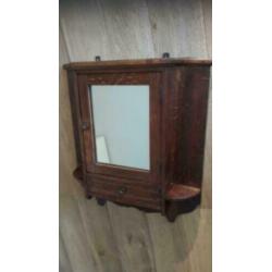 Hangend Kastje Antiek Art Deco Toiletkastje Keukenkastje