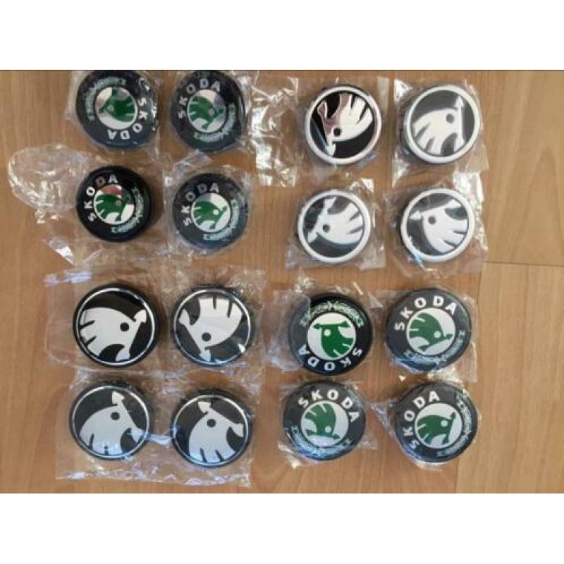Naafdoppen Skoda 56 mm 60 mm 65 mm (prijs voor per set)