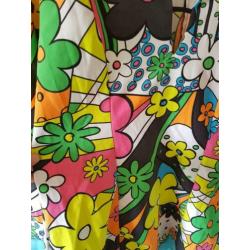 Carnavals tuniek / jurk flower power