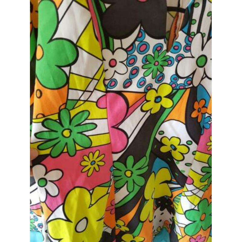 Carnavals tuniek / jurk flower power