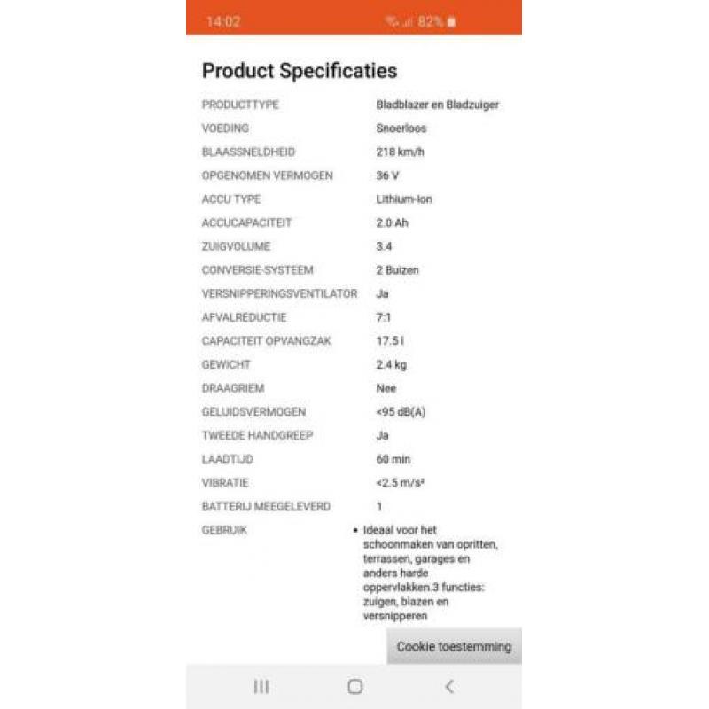 Black &Decker accubladzuiger NIEUW!