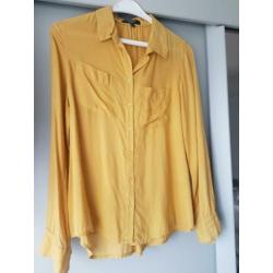 Blouse/Top/okergeel